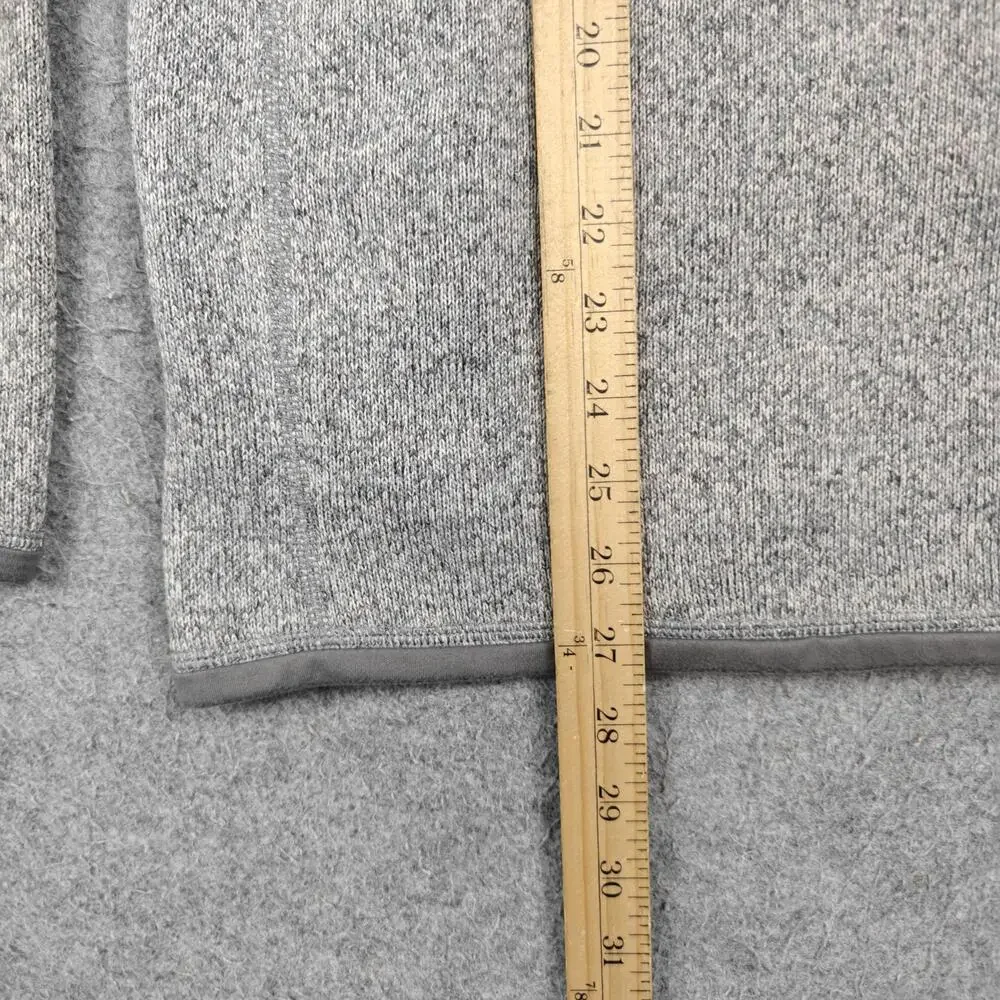 Patagonia Jacket Mens Medium Gray Better Sweater Full Zip Fleece Pockets